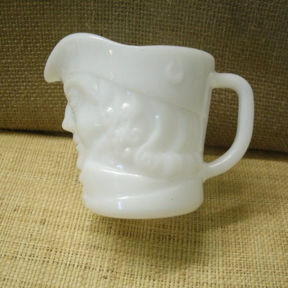 Federal Glass Co. Other - Vintage Federal Milk Glass Toby Creamer